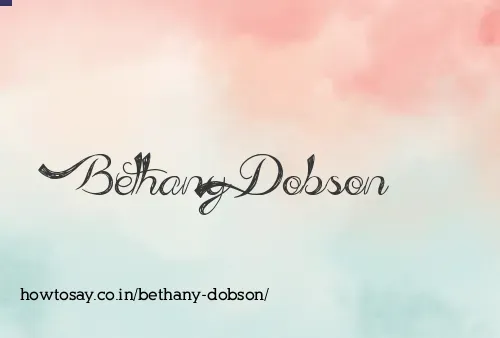 Bethany Dobson