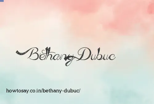 Bethany Dubuc