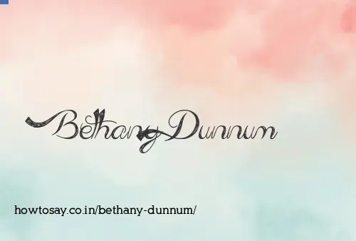 Bethany Dunnum