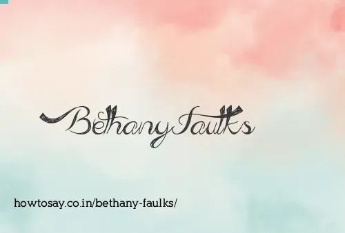 Bethany Faulks