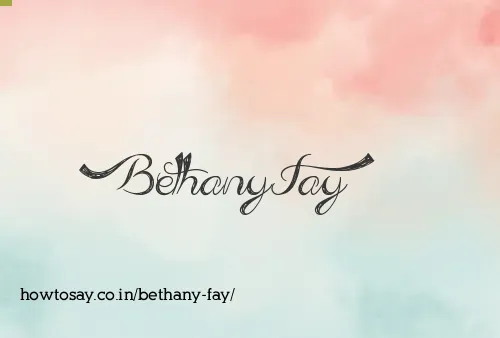 Bethany Fay