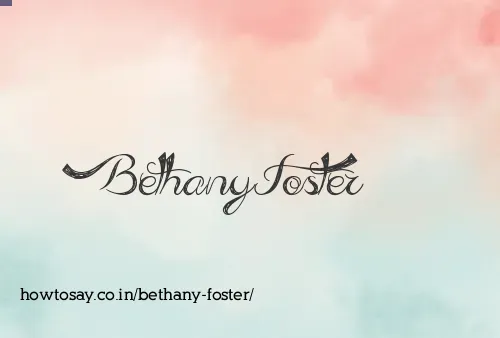 Bethany Foster