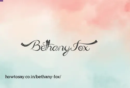 Bethany Fox