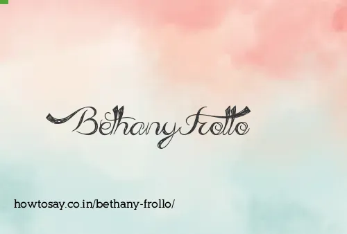Bethany Frollo