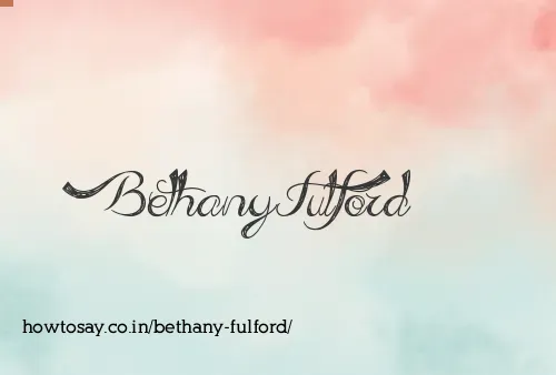Bethany Fulford