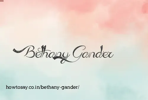 Bethany Gander