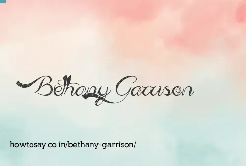 Bethany Garrison
