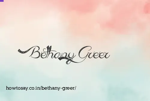 Bethany Greer