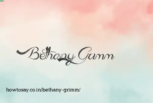 Bethany Grimm