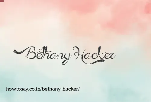 Bethany Hacker
