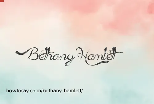 Bethany Hamlett