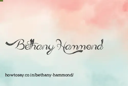 Bethany Hammond
