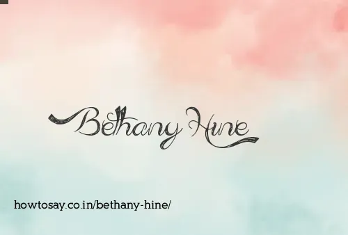 Bethany Hine
