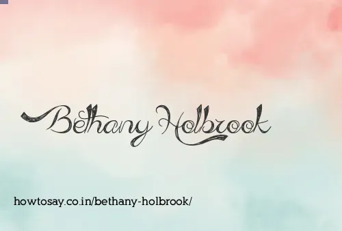 Bethany Holbrook
