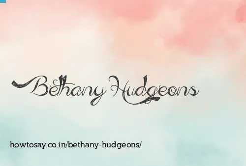 Bethany Hudgeons