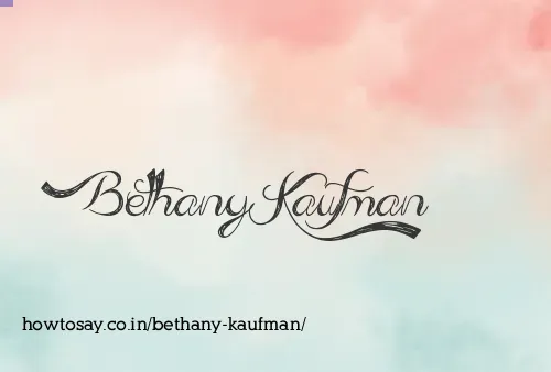 Bethany Kaufman