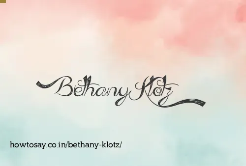 Bethany Klotz