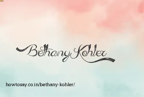 Bethany Kohler