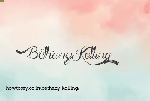 Bethany Kolling