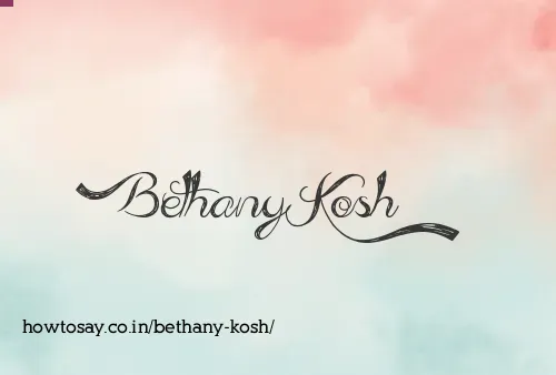 Bethany Kosh