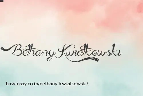 Bethany Kwiatkowski