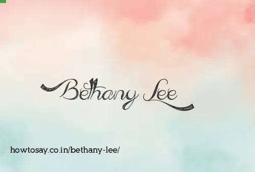 Bethany Lee