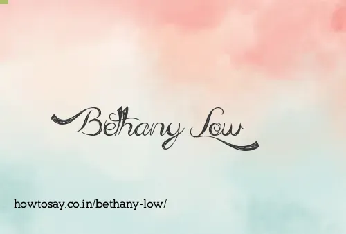 Bethany Low
