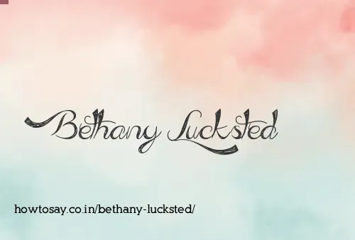 Bethany Lucksted