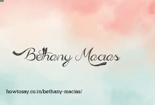 Bethany Macias