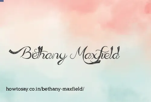 Bethany Maxfield