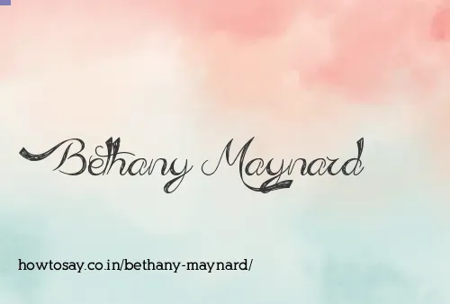 Bethany Maynard