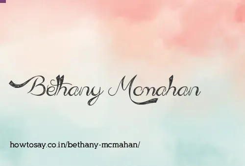 Bethany Mcmahan
