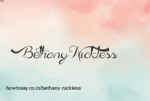 Bethany Nickless