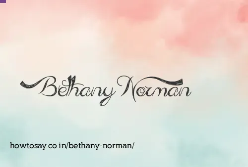 Bethany Norman