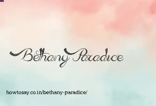 Bethany Paradice