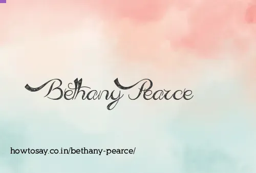Bethany Pearce