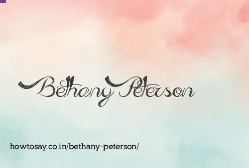 Bethany Peterson