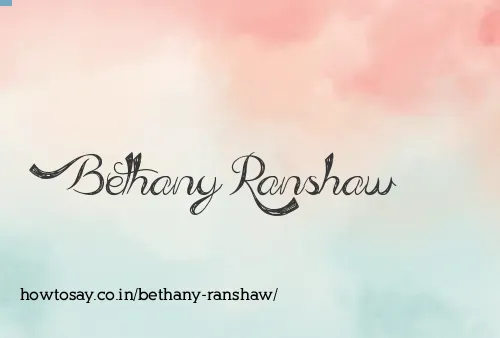 Bethany Ranshaw
