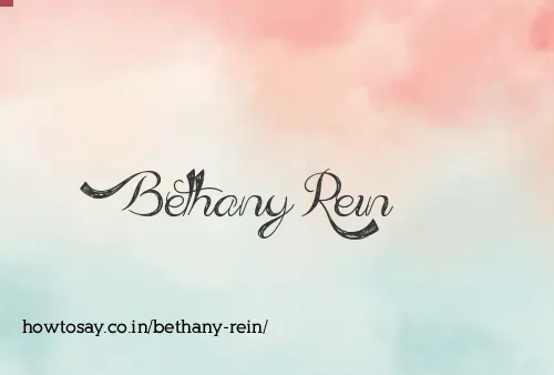 Bethany Rein