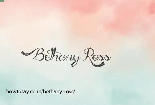 Bethany Ross