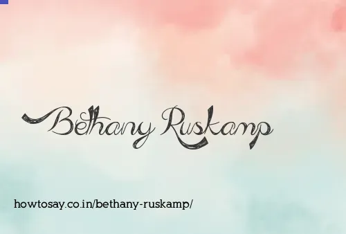 Bethany Ruskamp
