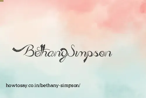Bethany Simpson