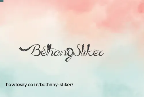Bethany Sliker