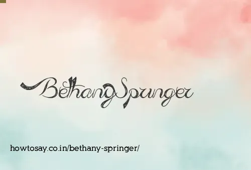Bethany Springer