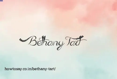 Bethany Tart