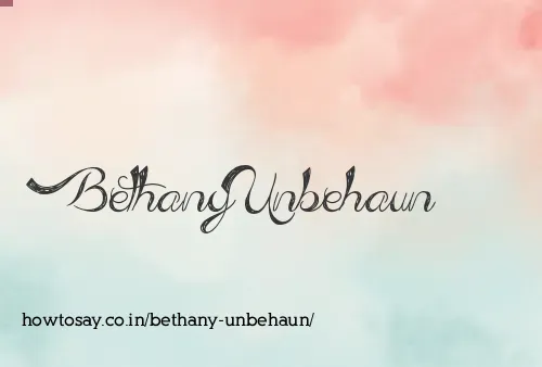 Bethany Unbehaun
