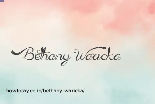 Bethany Waricka