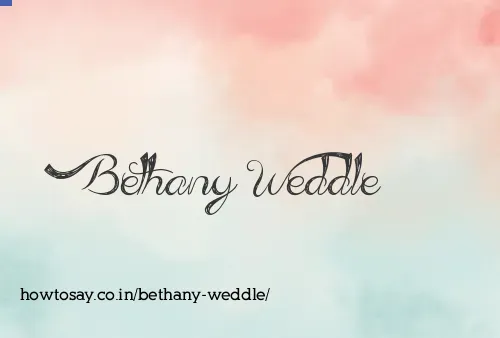 Bethany Weddle