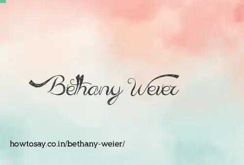 Bethany Weier