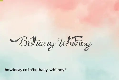 Bethany Whitney